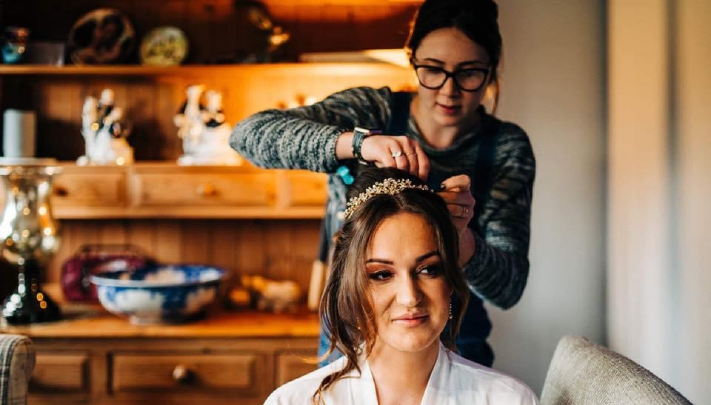 Halo Hair Derbyshire Wedding Styling